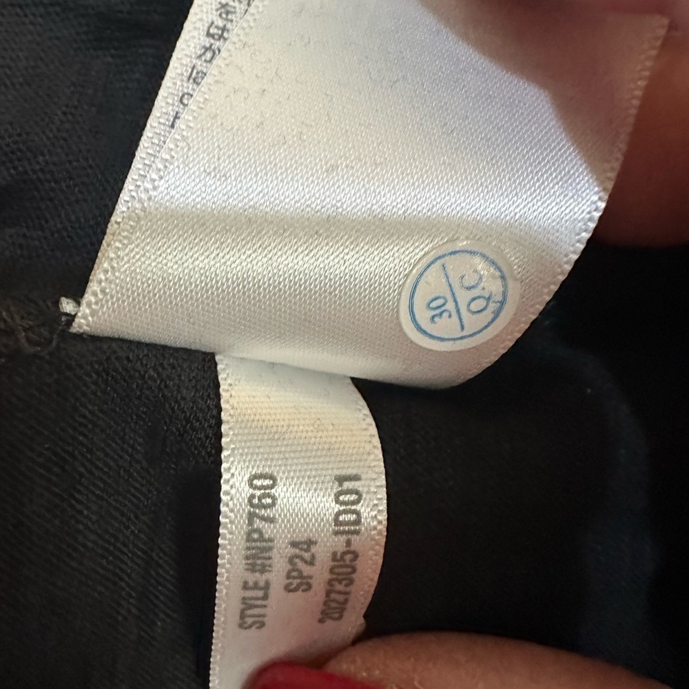Madewell Black Slub Cotton Dolman Sleeve Tee XS - Picture 8 of 9